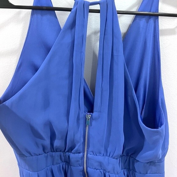 Express blue chiffon halter dress size 8 - Picture 6 of 6